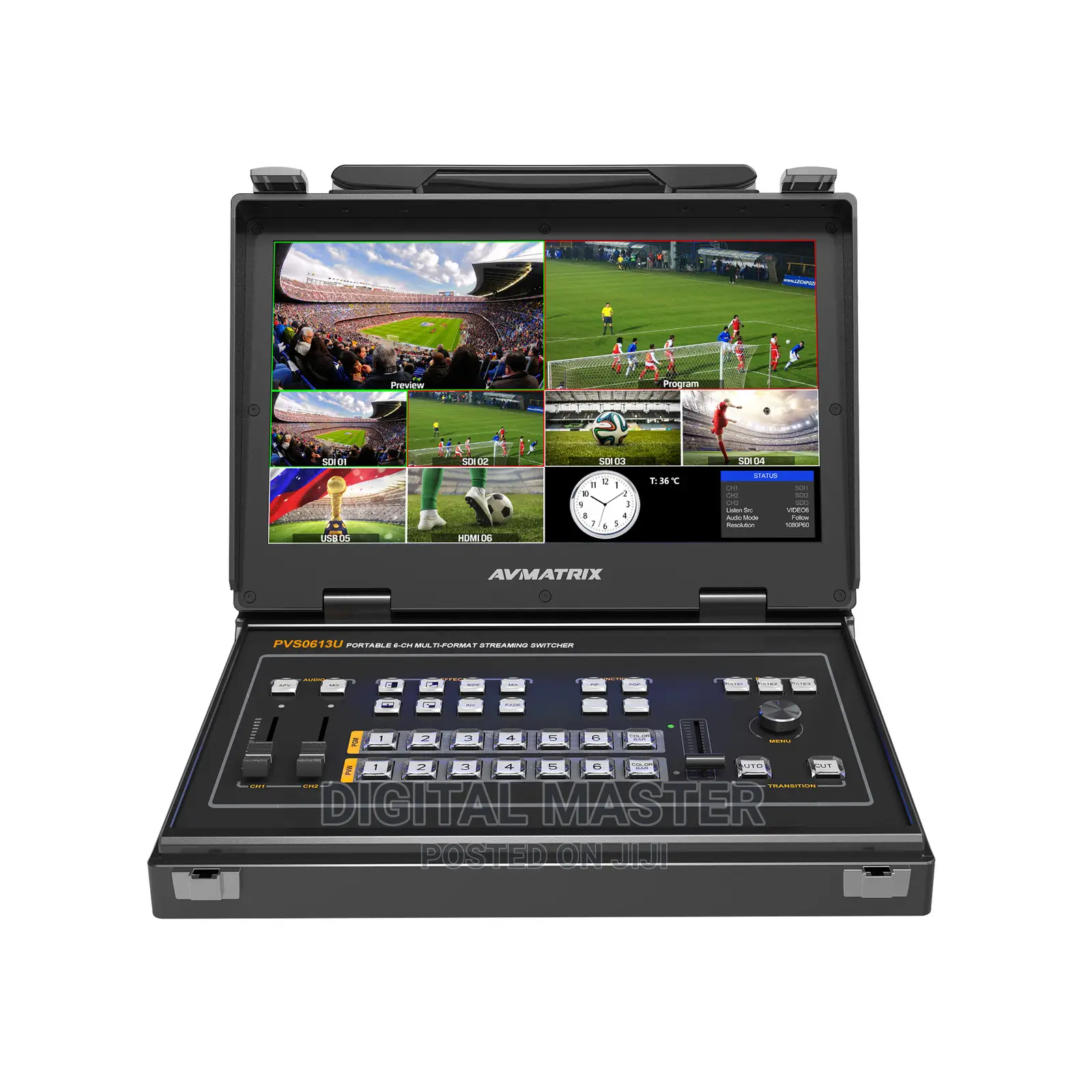 Avmatrix Pvs0613u 6-ch Multi-format Streaming Video Switcher