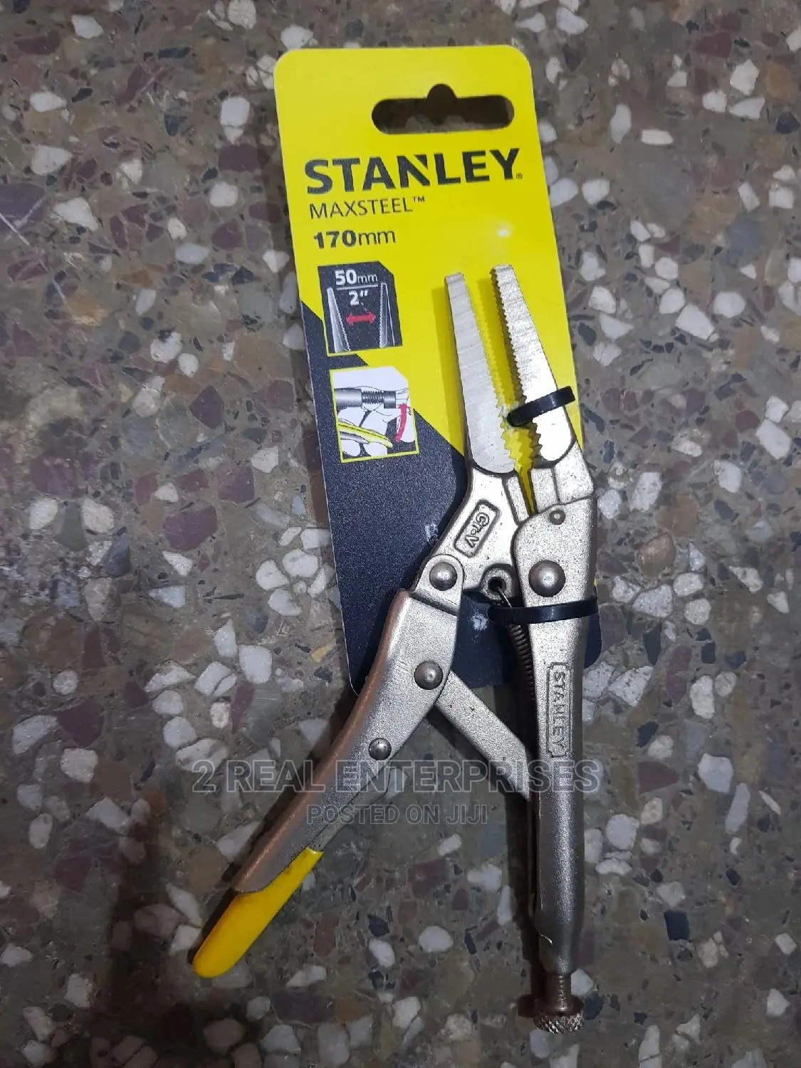 Stanley Long Nose Locking Pliers 170mm