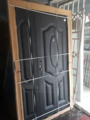 Black One and Half Security Door 4feet