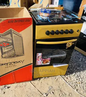 Fast Cooking Volcano 50x50(Yellow)Gas Burner+Oven N Grill