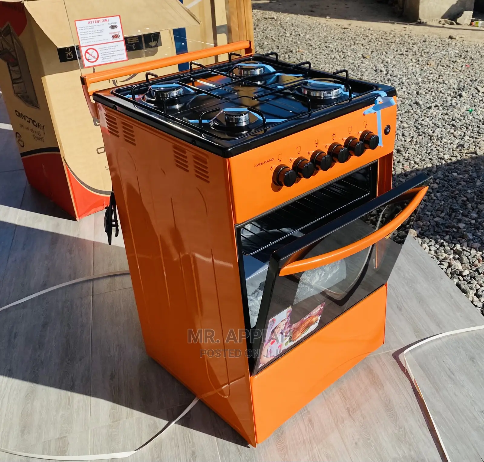 Quality Yet Affordable(Orange)Volcano 50x50 Gas Burner 