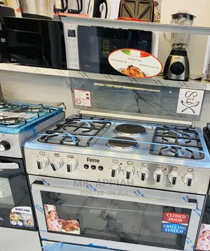 Original Ferre 60x904 Gas Cooker With 2electric Cooker,Gray