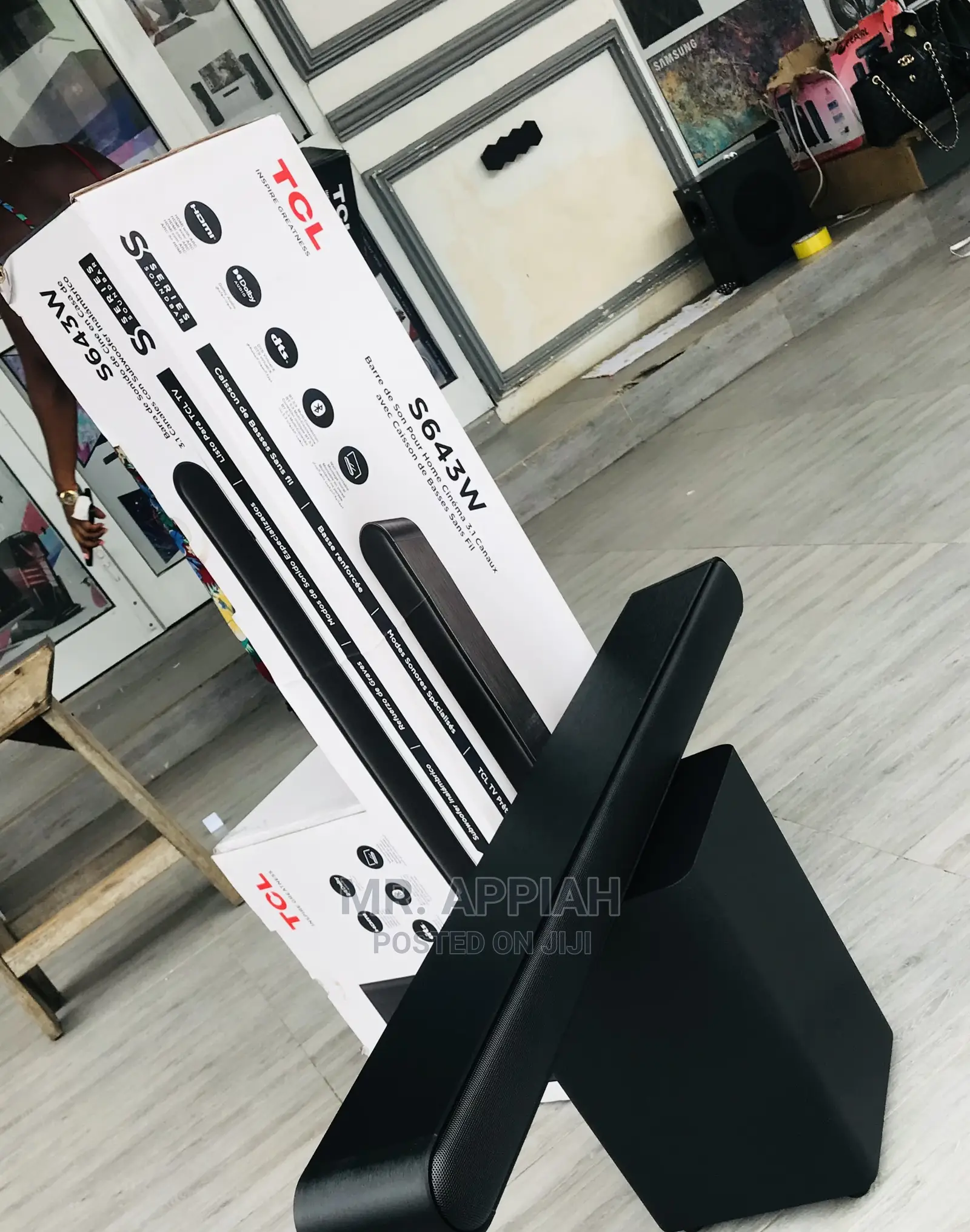 High Efficient TCL(S643w)3.1ch Soundbar System 
