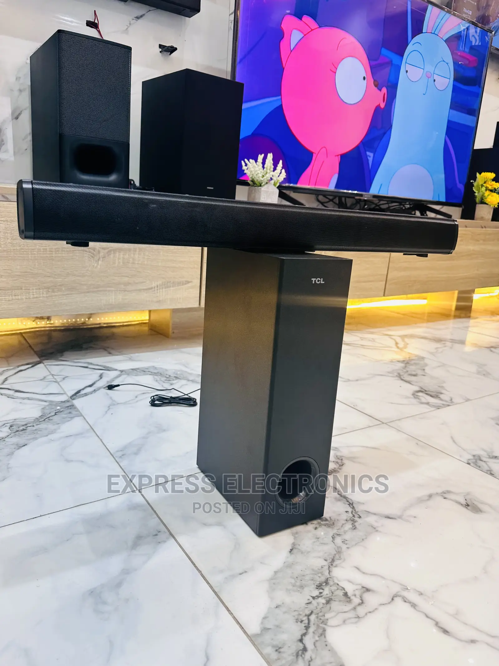 Enjoy Depth and Excitement Soundbar With Woofer TCL S332w