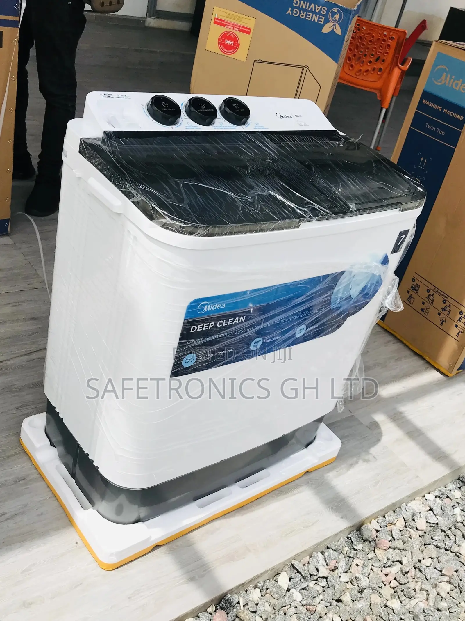 Essential Midea 7kg Semiautomatic Washingmachine Topload