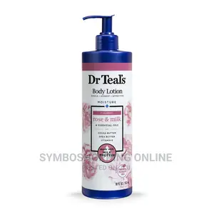 Dr. Teal's Body Lotion + Rose Milk Essential Oils,532ml