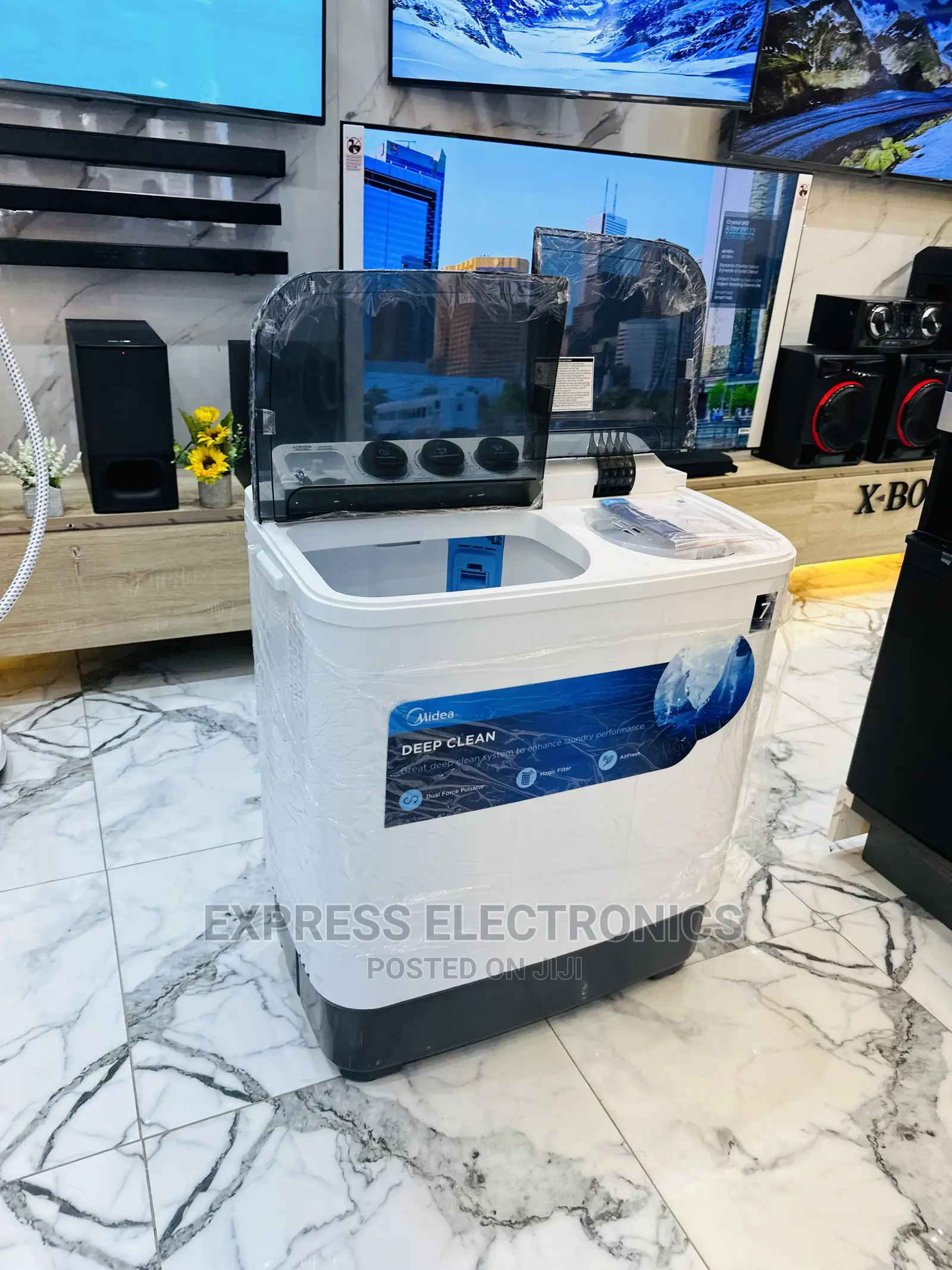Presented Midea Semi Automatic 7kg Topload Washing Machine