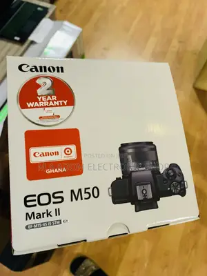 Canon Eos M50 Mark II UHD Camera Free Sd Card 64 Gig
