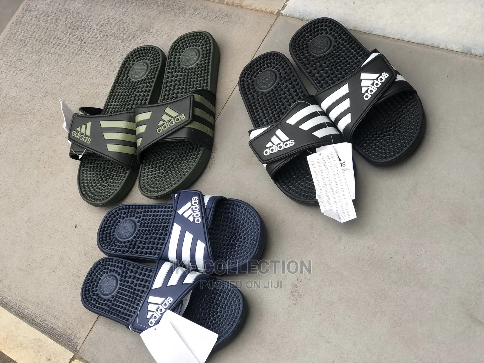 Solid Adidas Massage Slippers Available