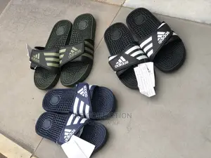 Solid Adidas Massage Slippers Available