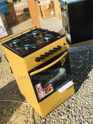 Fast Gas Cooker 4 Burner Oven With Grill 50x50