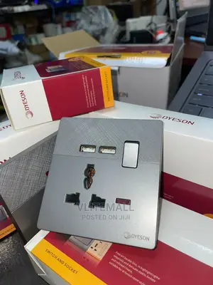 Dyeson Single Socket With USB Gray(R2.5)