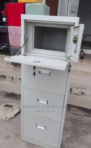 Metal Cabinet With Safe