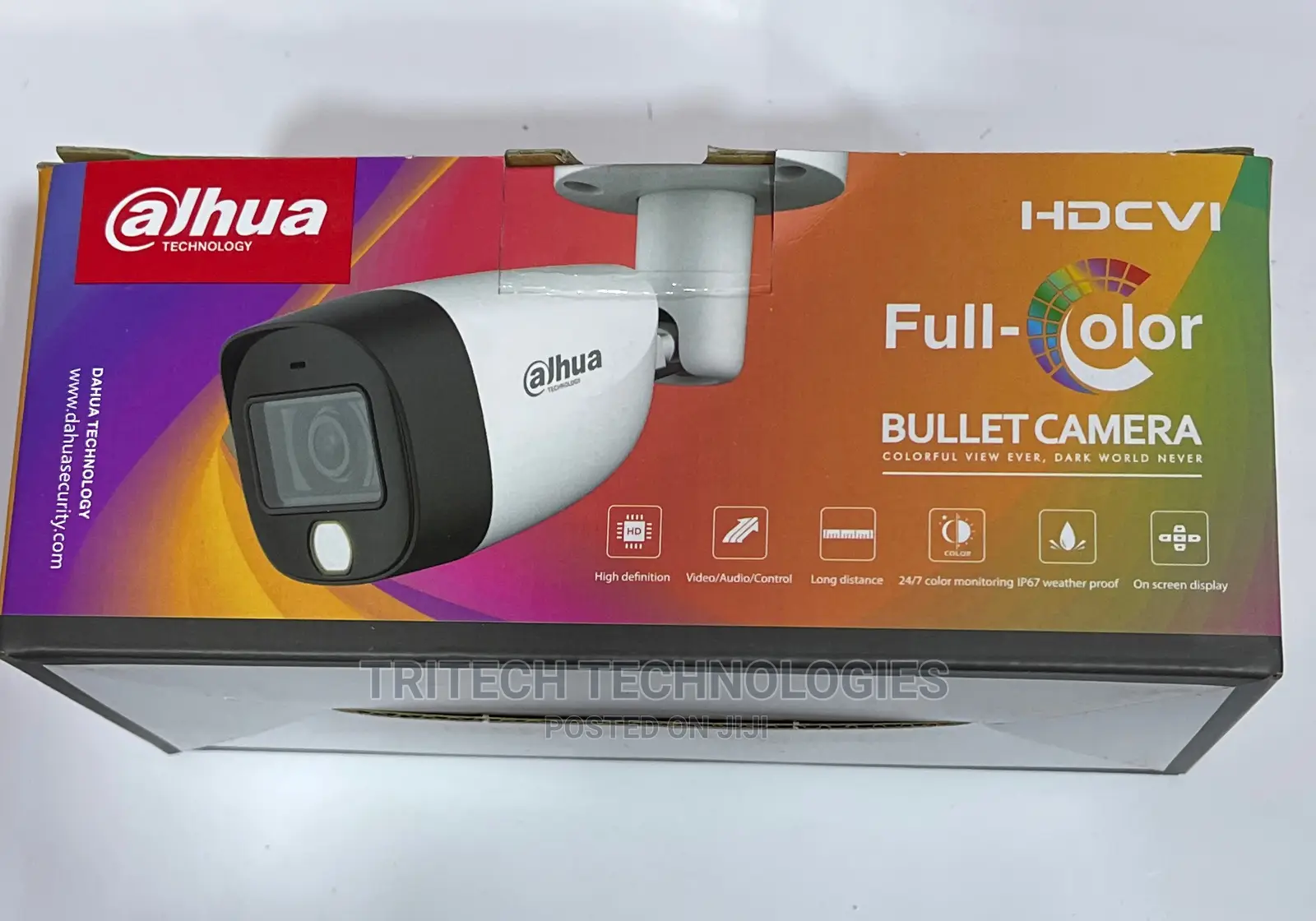 Dahua 1080P Full-Color Outdoor Metal