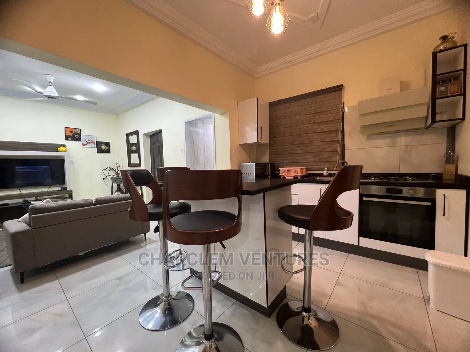 Furnished 2bdrm House in Charclem Ventures, Cantonments for rent