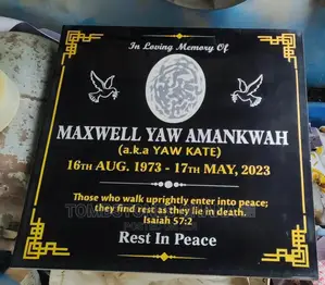40 by 40 Headstone for Grave 