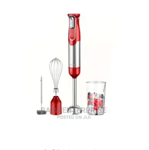 Decakila Kmjb024r Cordless Hand Blender 100w - 4 In 1 Batter