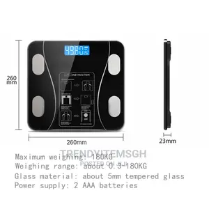 Smart Wireless Bathroom Body Fat Scale