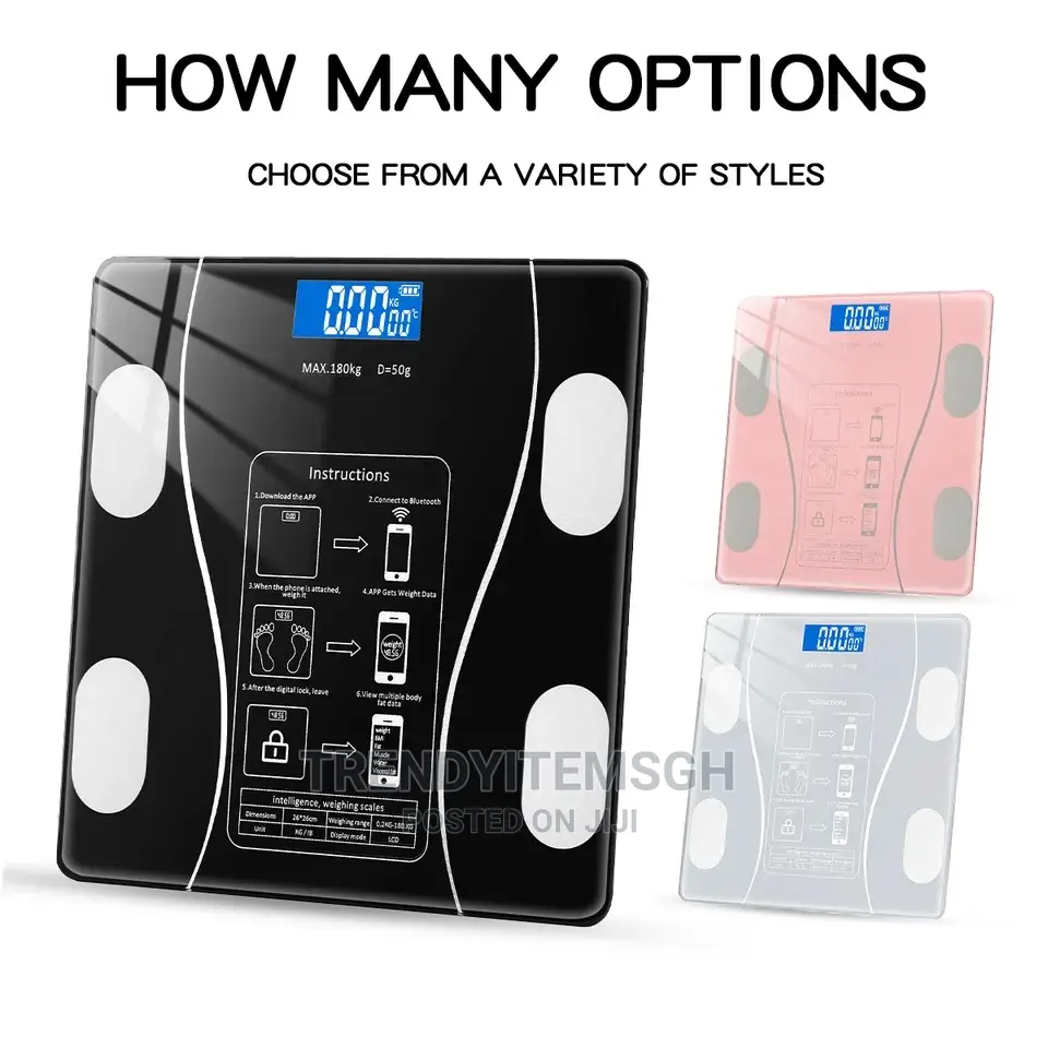 Smart Wireless Bathroom Body Fat Scale
