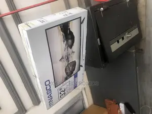 Nasco Satellite LED TV - 32inch" Black + Free Bracket