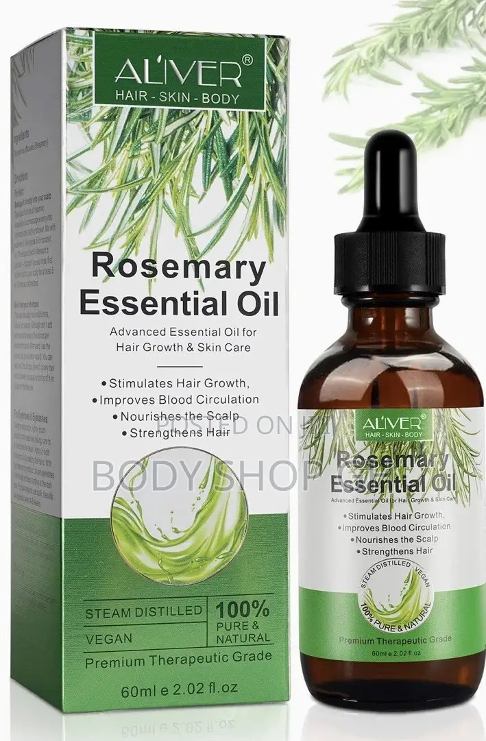 Rosemary Oil for Hair and Edges Growth - Reduce Hair Loss