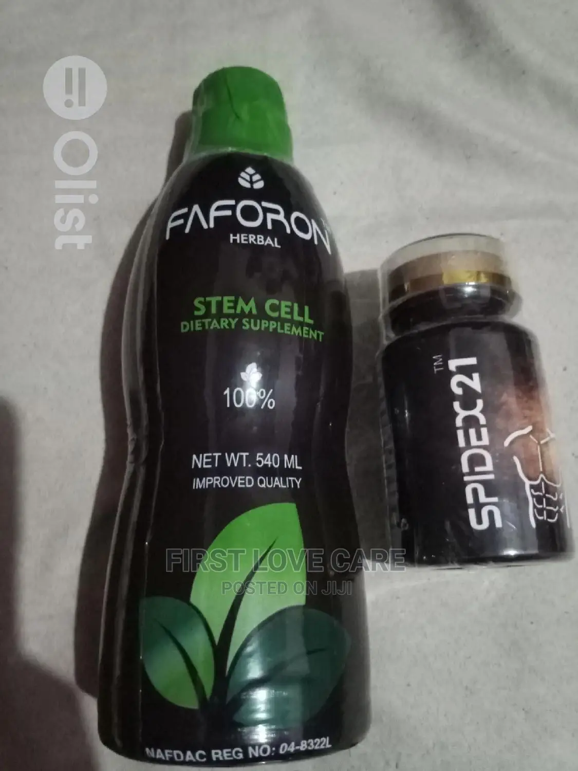 Faforon Herbal Steem Cell and Spidex 21