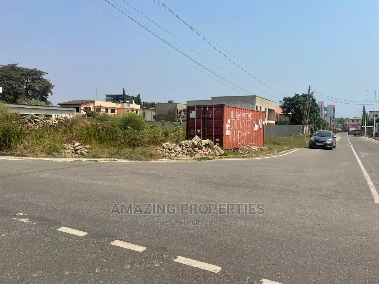 1and a Half Plots 0.27 Acre of Roadside Land Sale Dzorwulu