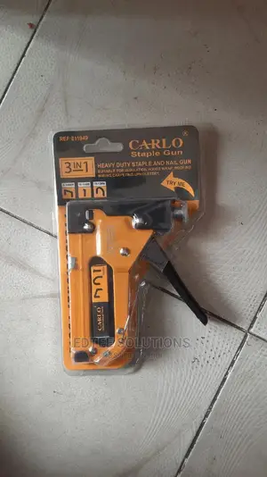3-in-1 Heavy-Duty Staple and Nail Gun With Free 5300 Pins