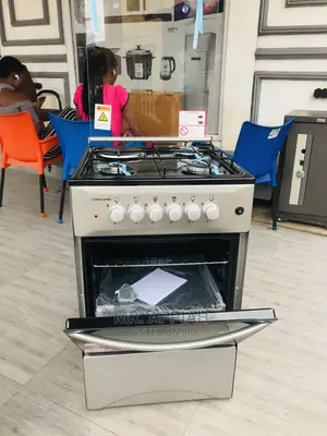 Quality Volcano 50*50 3 Gas Cooker +1electric Cooker(Gray)