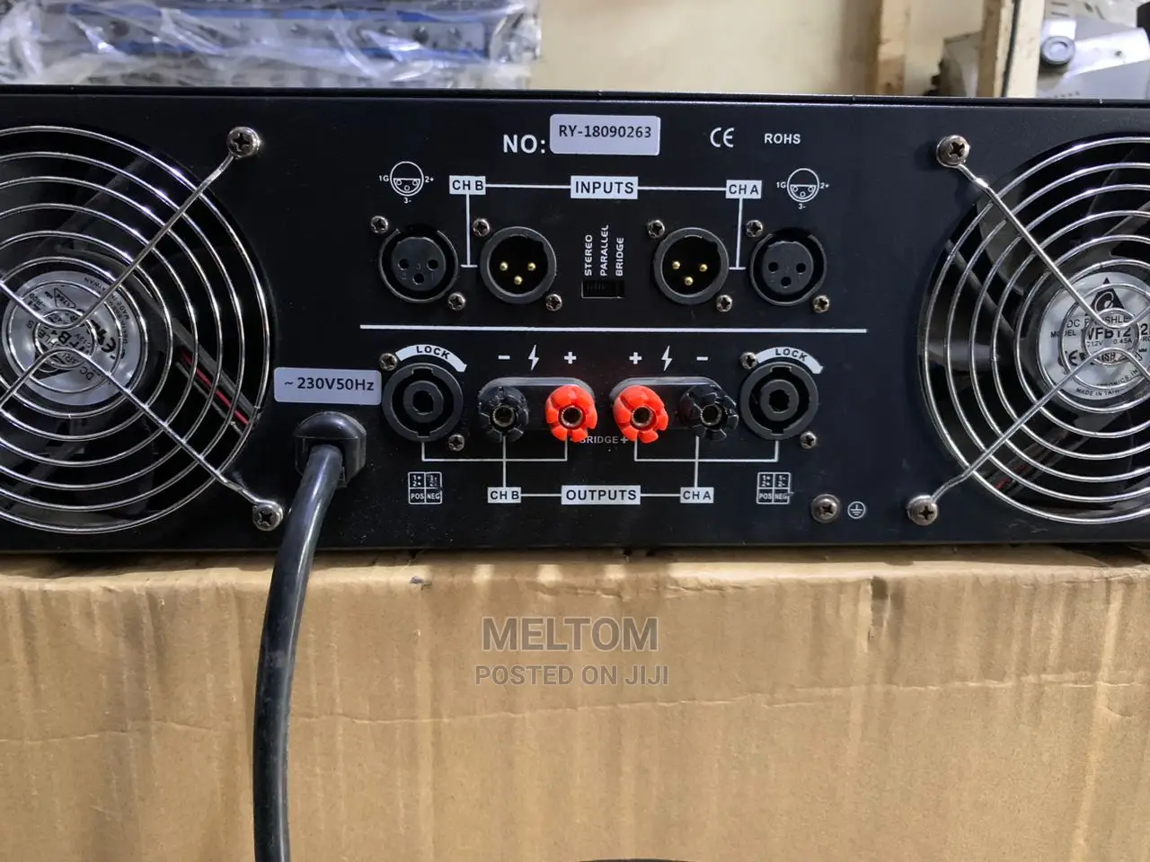 Tremor QT-8000 Mid and Bass Sub Amplifier