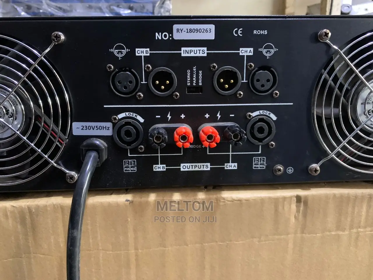 Tremor QT-8000 Mid and Bass Sub Amplifier