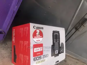Durable Canon DSLR Camera EOS-250D 18-55 Kit 24.1MP Wifi