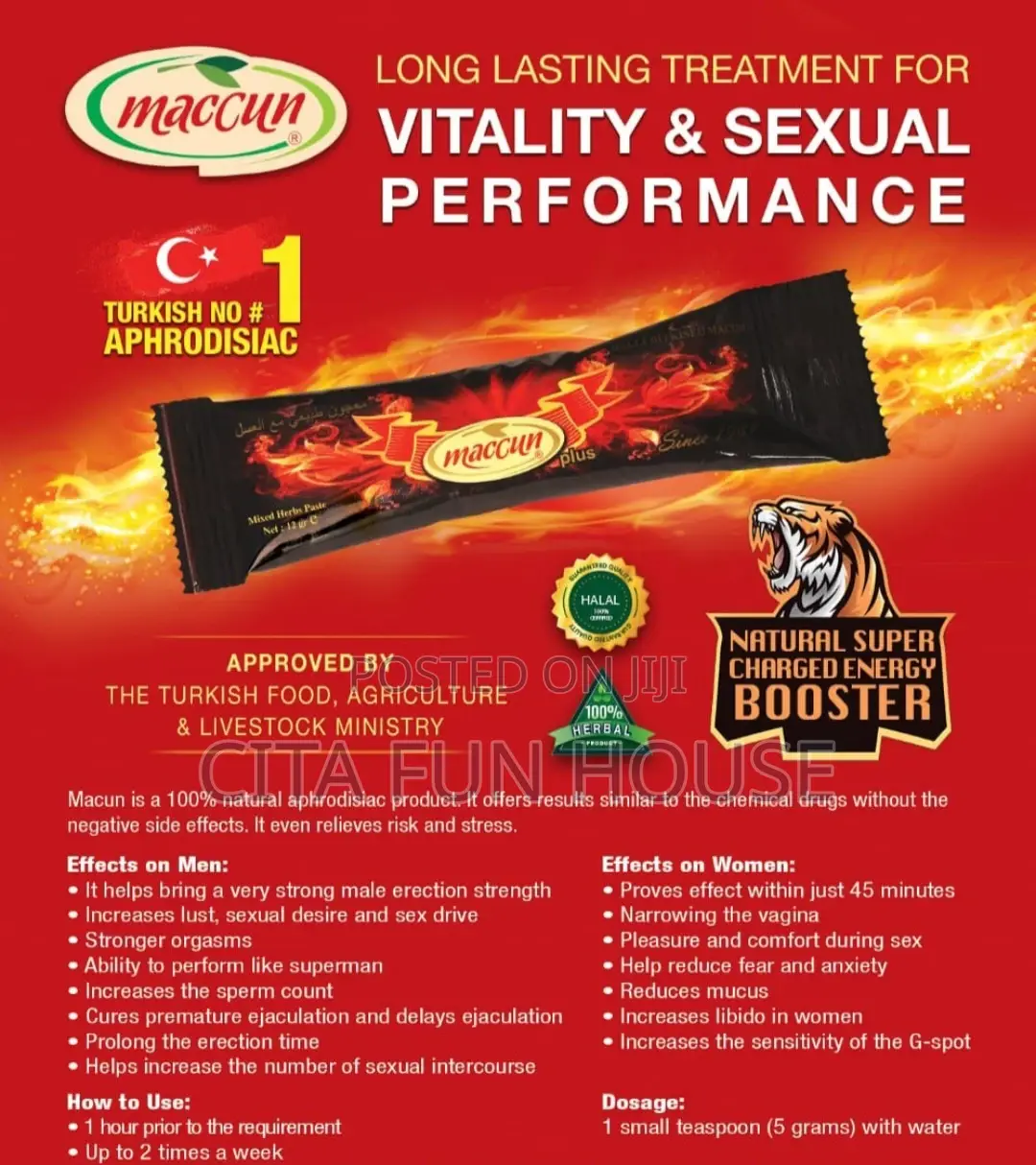 Maccun Plus(M Plus) Honey (Men/Women)