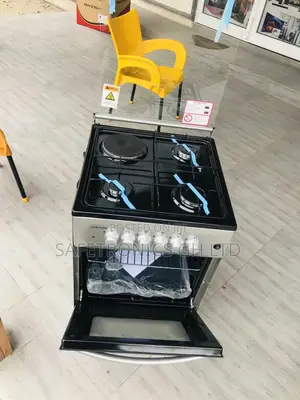 Sliver 50x50 Volcano 1 Electric 3 Gas Oven With Grill