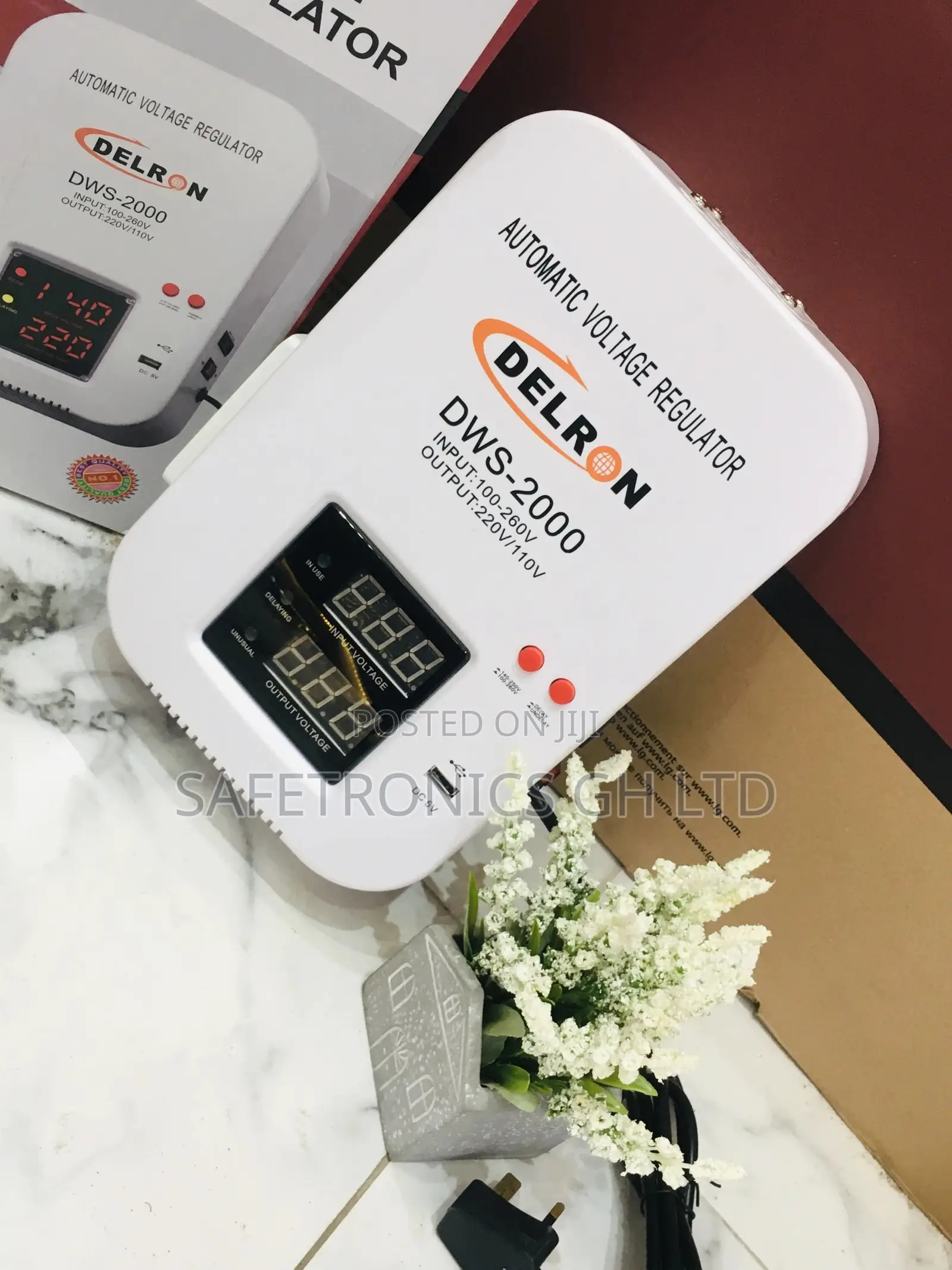 Grab Essential Voltage Wall Automatic Regulator DWS-2000