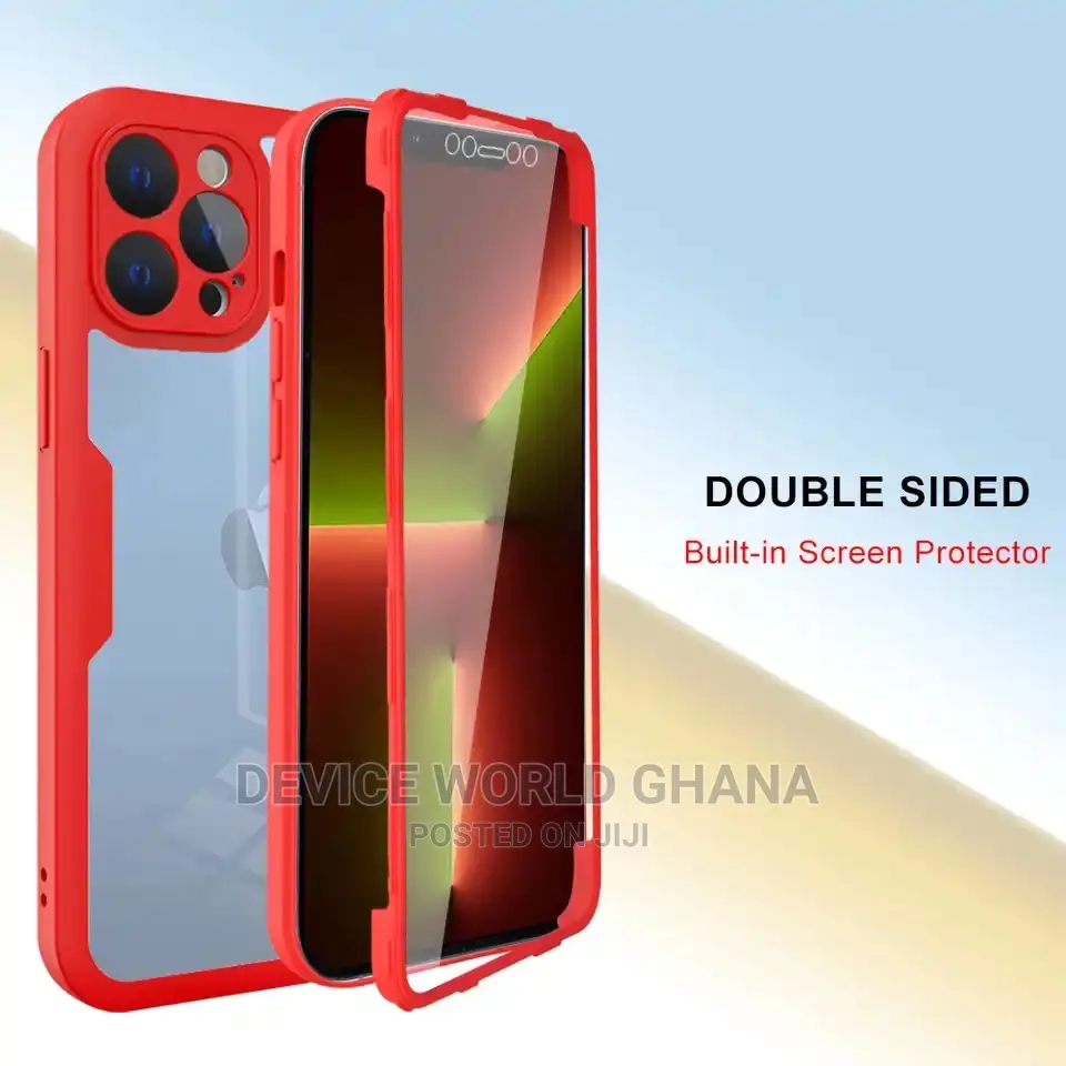 360 Transparent Shockprof Case 4 iPhone 14promax 14p 13pm 12