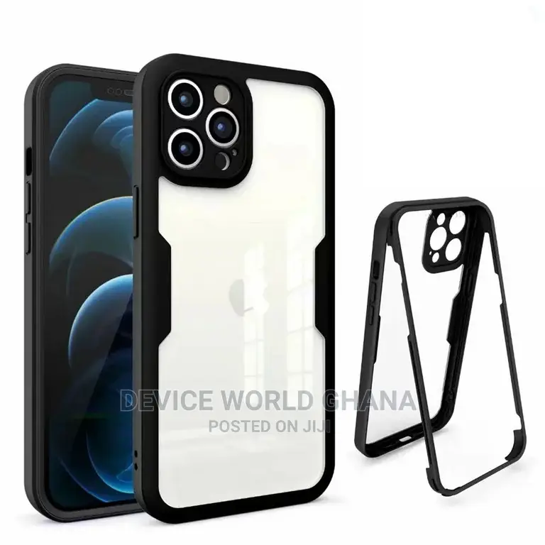 360 Transparent Shockprof Case 4 iPhone 14promax 14p 13pm 12