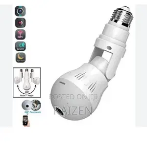 360 Degrees View Bulb Camera