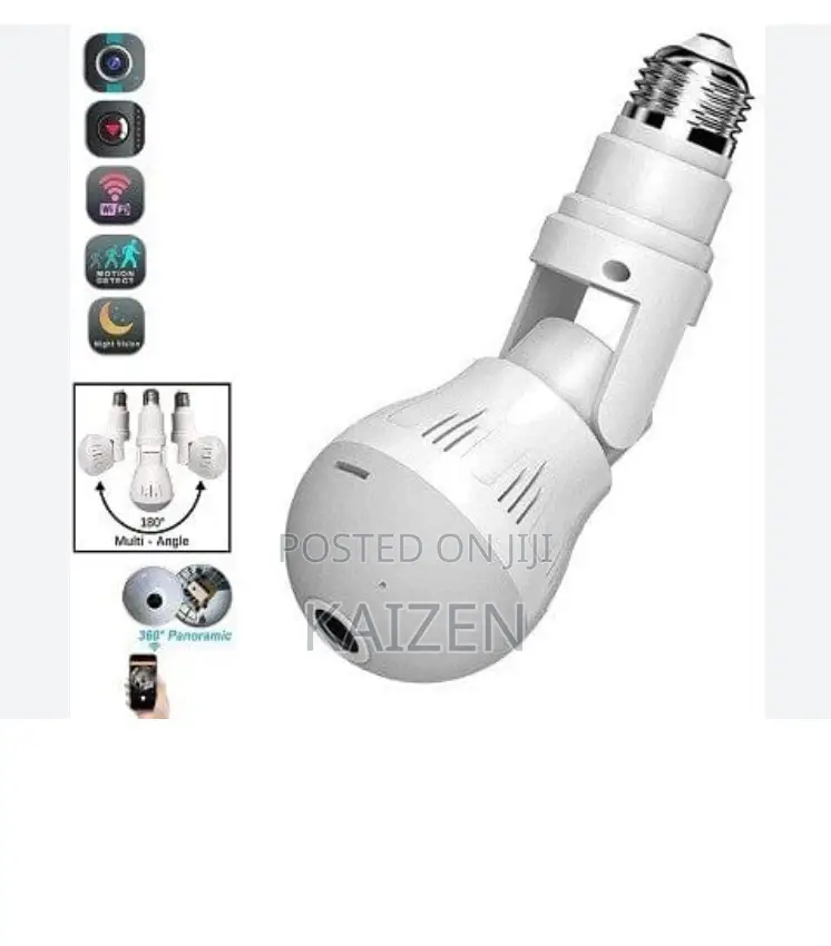 360 Degrees View Bulb Camera