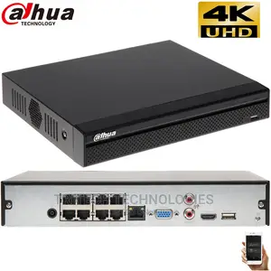 Dahua Nvr4108hs-8p-4ks2/ 8 Channel 1 HDD 1U 8poe