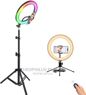 10 Inches RGB Ring Light for Photos and Videos