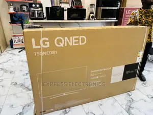 75qned813 Glossy Black Slim Tv Lg Clear Sound Effects