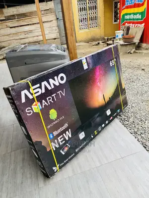 Fresh in Box  Asano 65inch Smart Tv,Black 