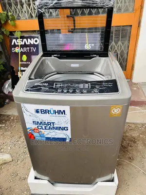 Transparent Glass Lid Bruhm 16kg Topload Washing Machine