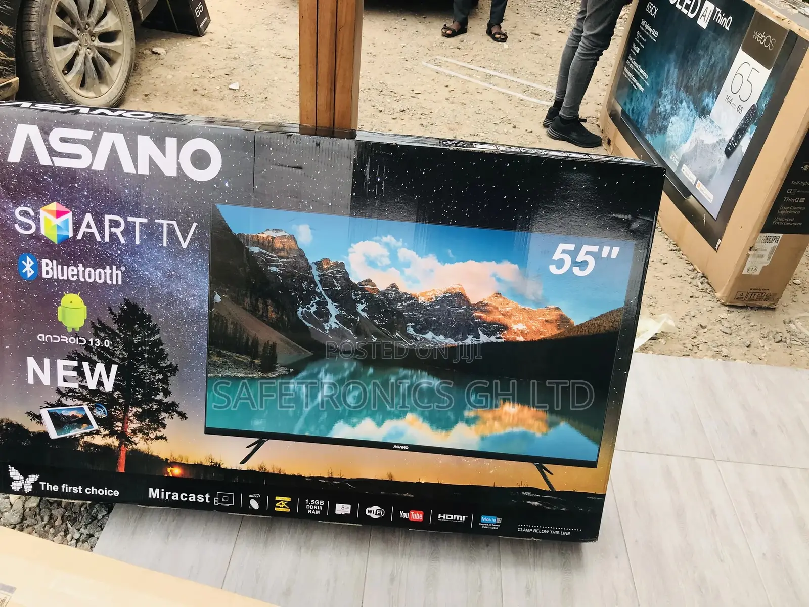 55 Inches Glossy UHD Smart Asano Quality Tv