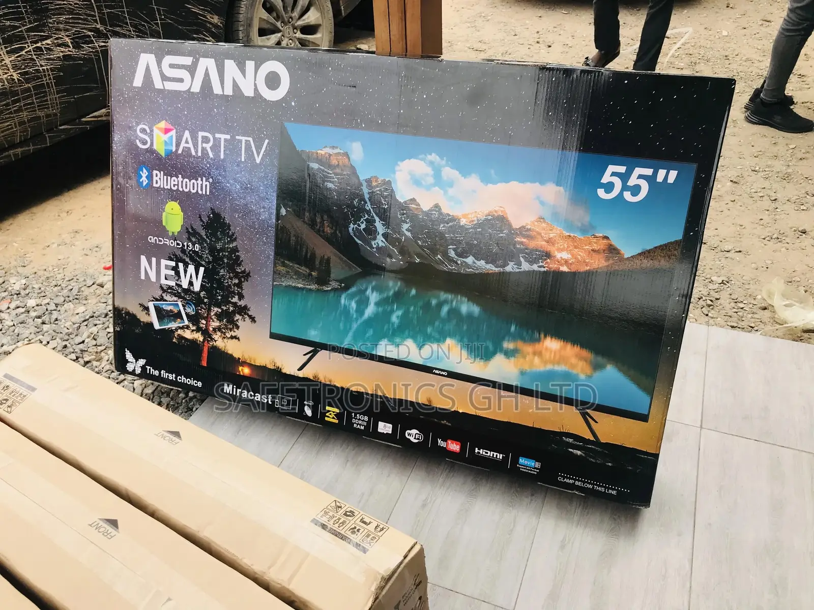 55 Inches Glossy UHD Smart Asano Quality Tv