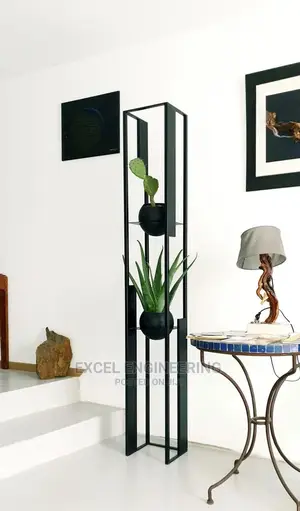 Flower Pot Shelves and Garden Chairs