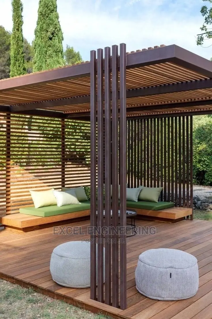 Flower Pot Shelves and Garden Chairs