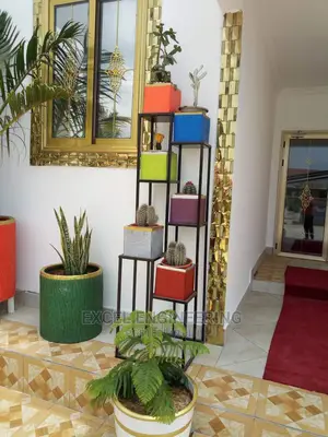 Flower Pot Shelves and Garden Chairs