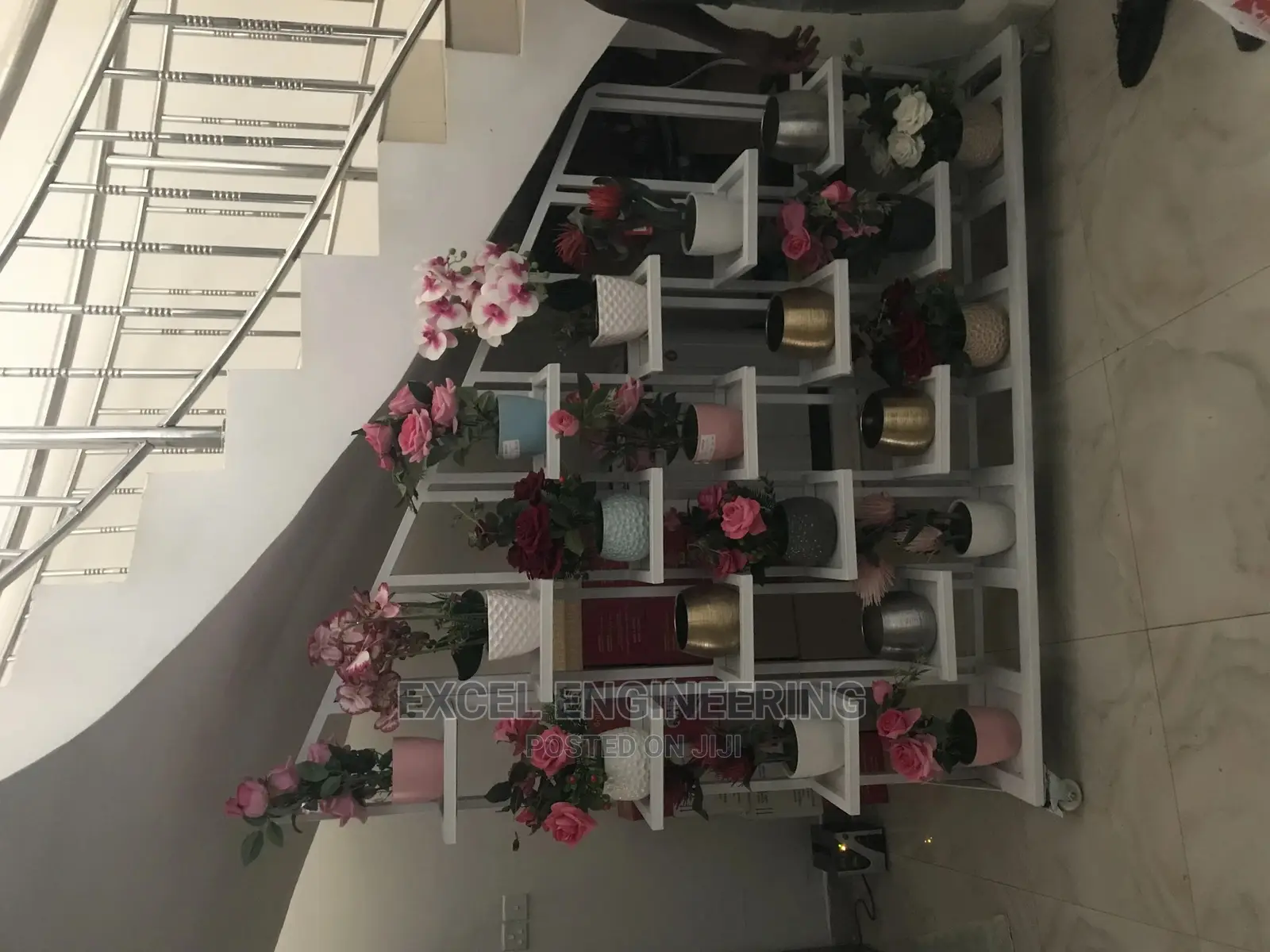 Flower Pot Shelves and Garden Chairs